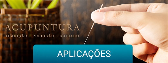 Aplicações de agulhas para acupuntura