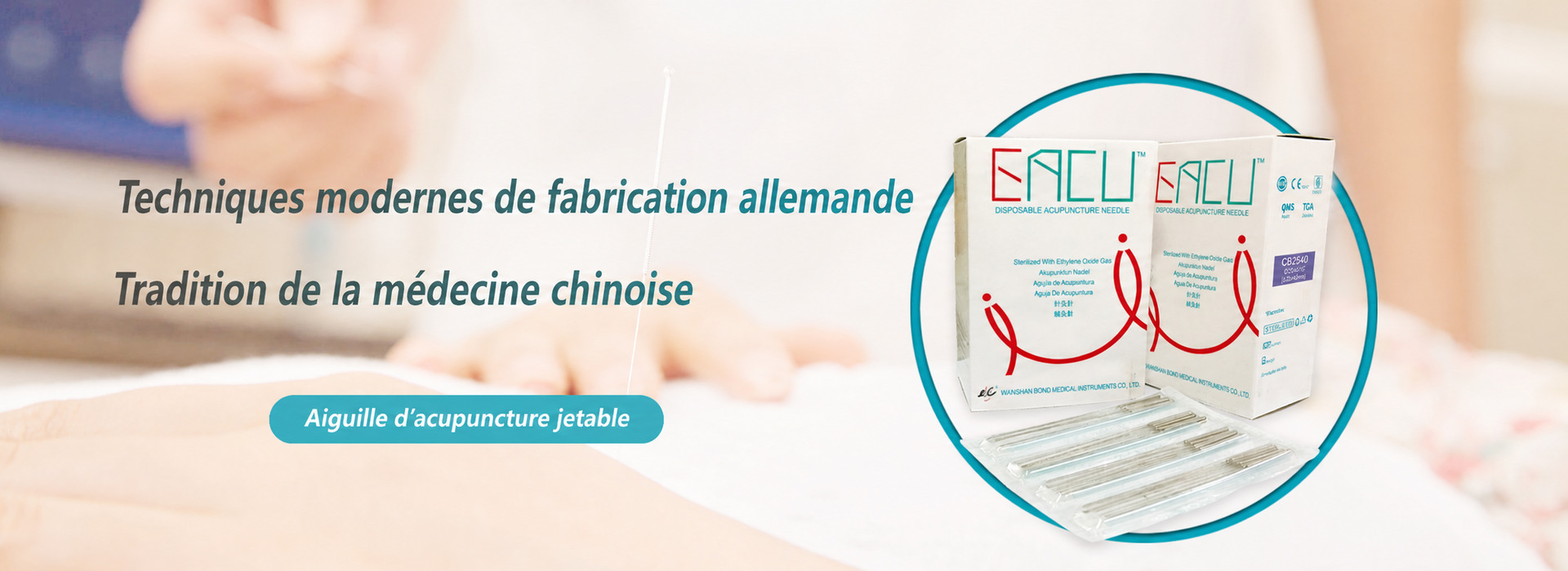 Bond Medical | Aiguilles d’acupuncture
